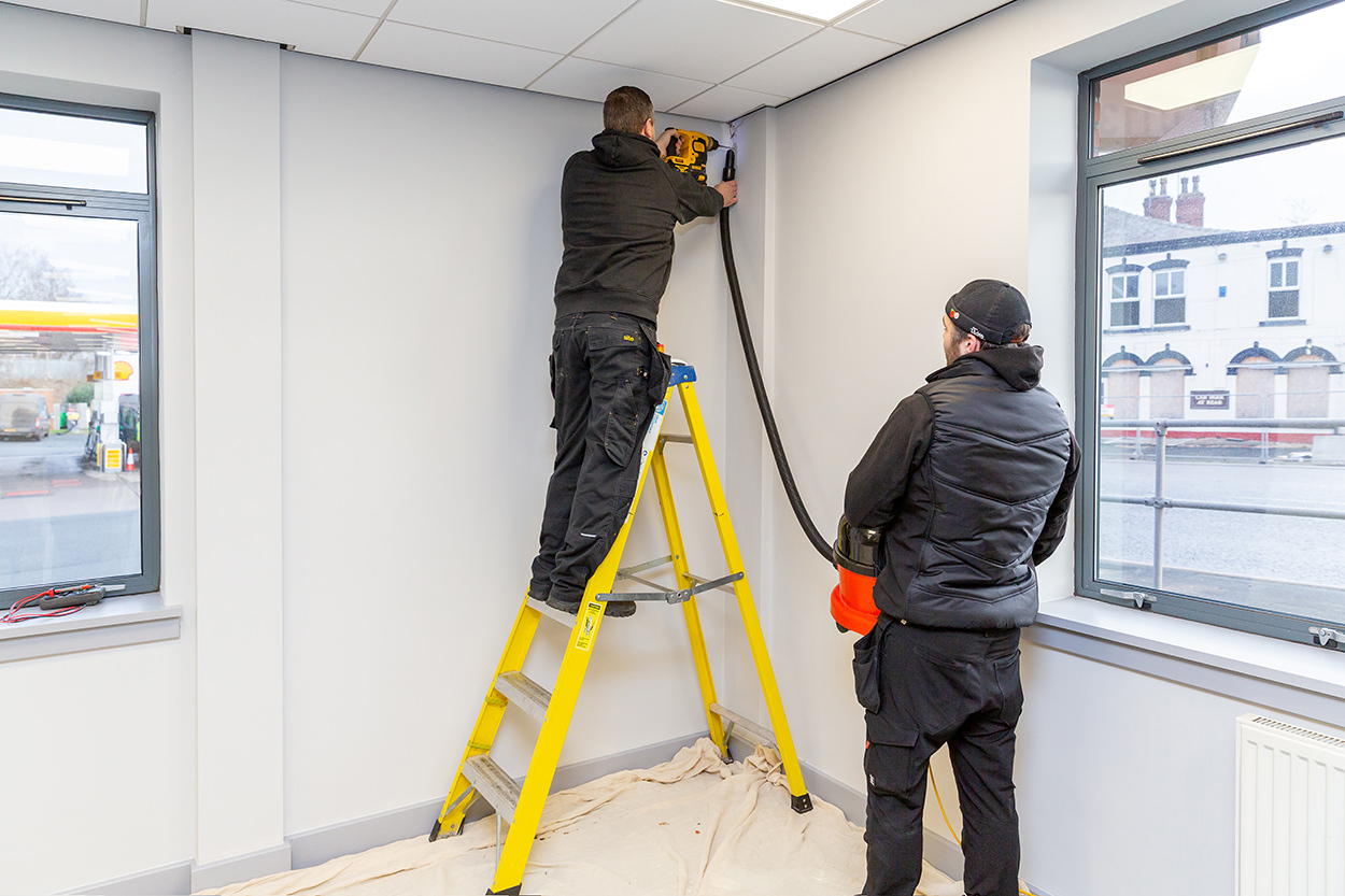 Security engineers keeping site clean